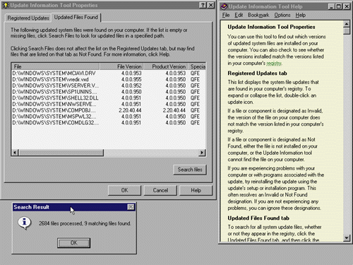 Update Information Tool