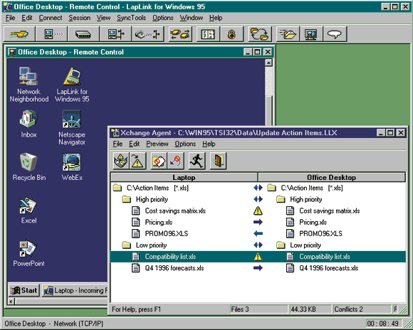 LapLink for Windows 95